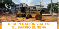 Sigue recuperación vial, ahora en el barrio El Sena